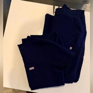 Figs Navy Blue Scrub Set XXS/P